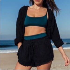 NWOT Left on Friday Linen Sunday Shorts